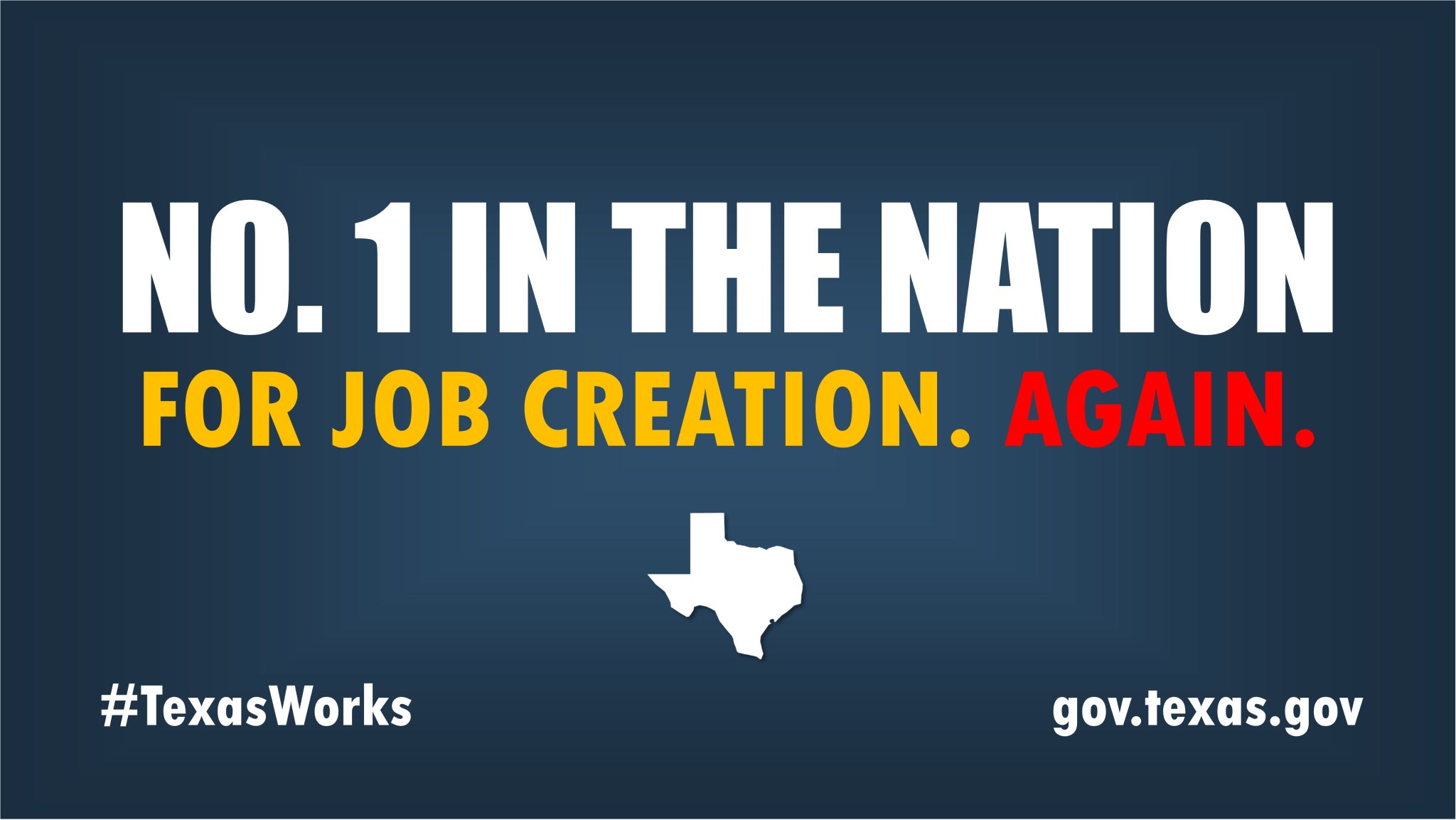 Gov. Greg Abbott on Twitter "Texas leads the nation for jobs added