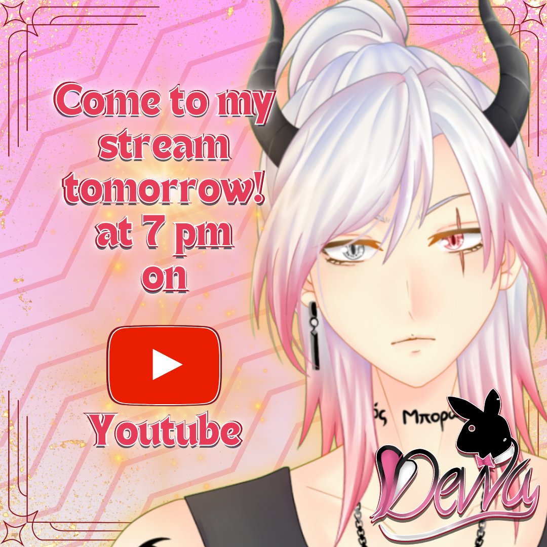 RubyID07's tweet photo. 【VTuber Announcement】

Surprise! We have a new member joining Ruby @DewaVtuber 

He will do stream on his youtube tomorrow!
Let's meet him at 7pm GMT+7!

#RubyID #VTuber https://t.co/vc8YfW5YAA