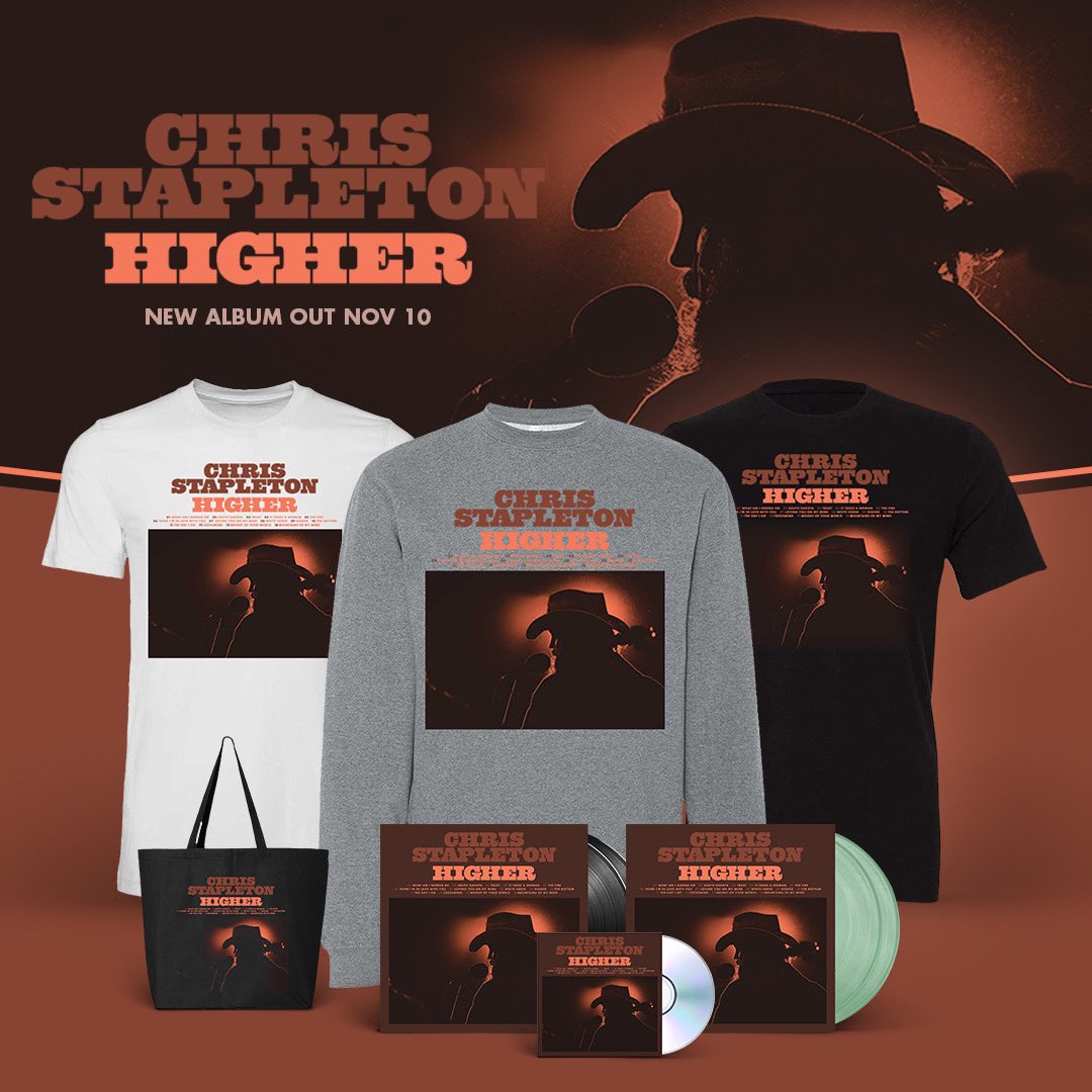 Pre-order the new album + exclusive Higher merchandise on the Official Chris Stapleton store. 

Shop now: chrisstapleton.shop.redstarmerch.com/dept/higher?cp…
