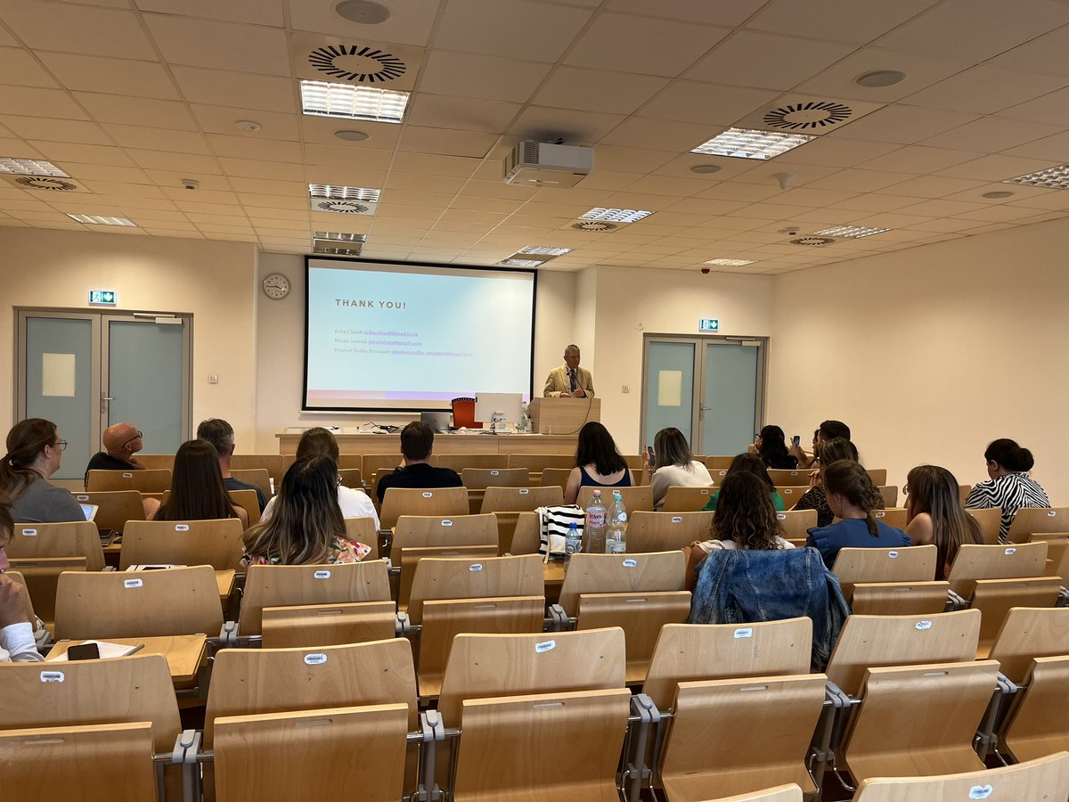 Final day of the <a href="/EACDtweet/">European Academy of Childhood-onset Disability</a> Summer School 2023! Time to take a look towards the future based on the week's experiences and about a career in childhood-onset disability research, together with Prof. @ERodbyBousquet &amp; Dr. <a href="/ecloodt/">Erika Cloodt</a>!