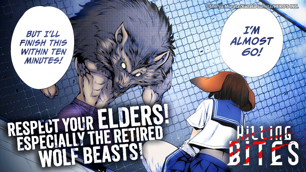 Comikeymedia's tweet image. 👊A new generation of fighters is here! But these old wolves still have a few tricks up their sleeves!

Experience this week&apos;s intense battles in &quot;Killing Bites&quot; at Comikey - 
ck.sb/Wcjq

#KillingBites #HybridFighting #IntenseBattles #HumanBeastHybrids #MangaAction…