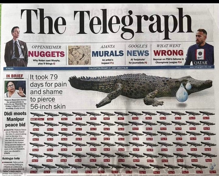 thiruna_'s tweet photo. Shameless #56_inch
M - Murderer
O - Of
D - Democratic
I - India
#ManipurViralVideo https://t.co/8LyLRIJboJ