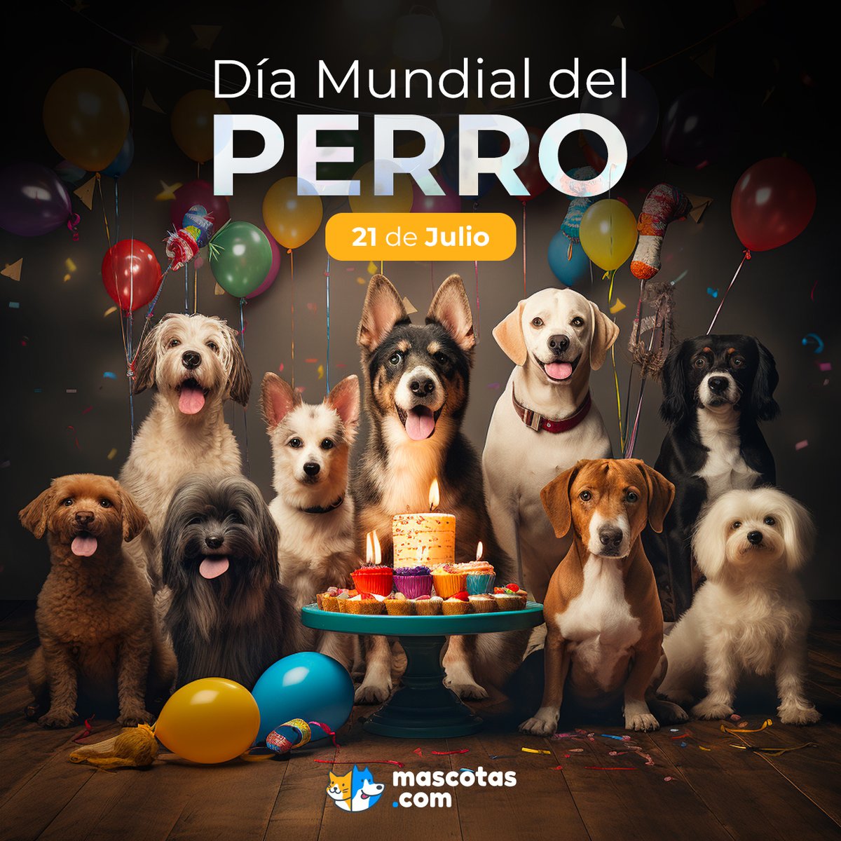 Mascotas_com's tweet photo. 🥳 ¡Feliz día a nuestros fieles amiguitos! 🥰🐕

Comparte con nosotros la foto de tu cachorito 🐩📸👇🏻

#Mascotas #Mascotasmx #Perros #Dogs #DíaMundialDelPerro #WorldDogsDay https://t.co/yKNoAX3OAk