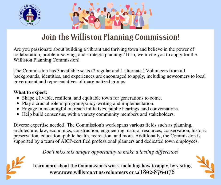 WillistonVT (@townwillistonvt) on Twitter photo 