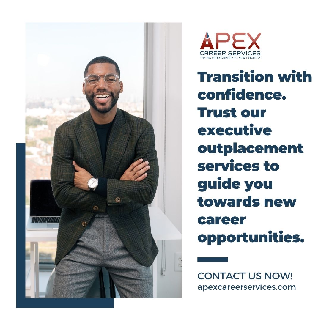 APEXCareerSvcs's tweet image. Transitioning executives: seize new opportunities with our premier outplacement services. Visit apexcareerservices.com and let us guide you to your next chapter of success! 

#ExecutiveOutplacement #CareerTransition #JobSearch #CareerSupport #APEXCareerServices