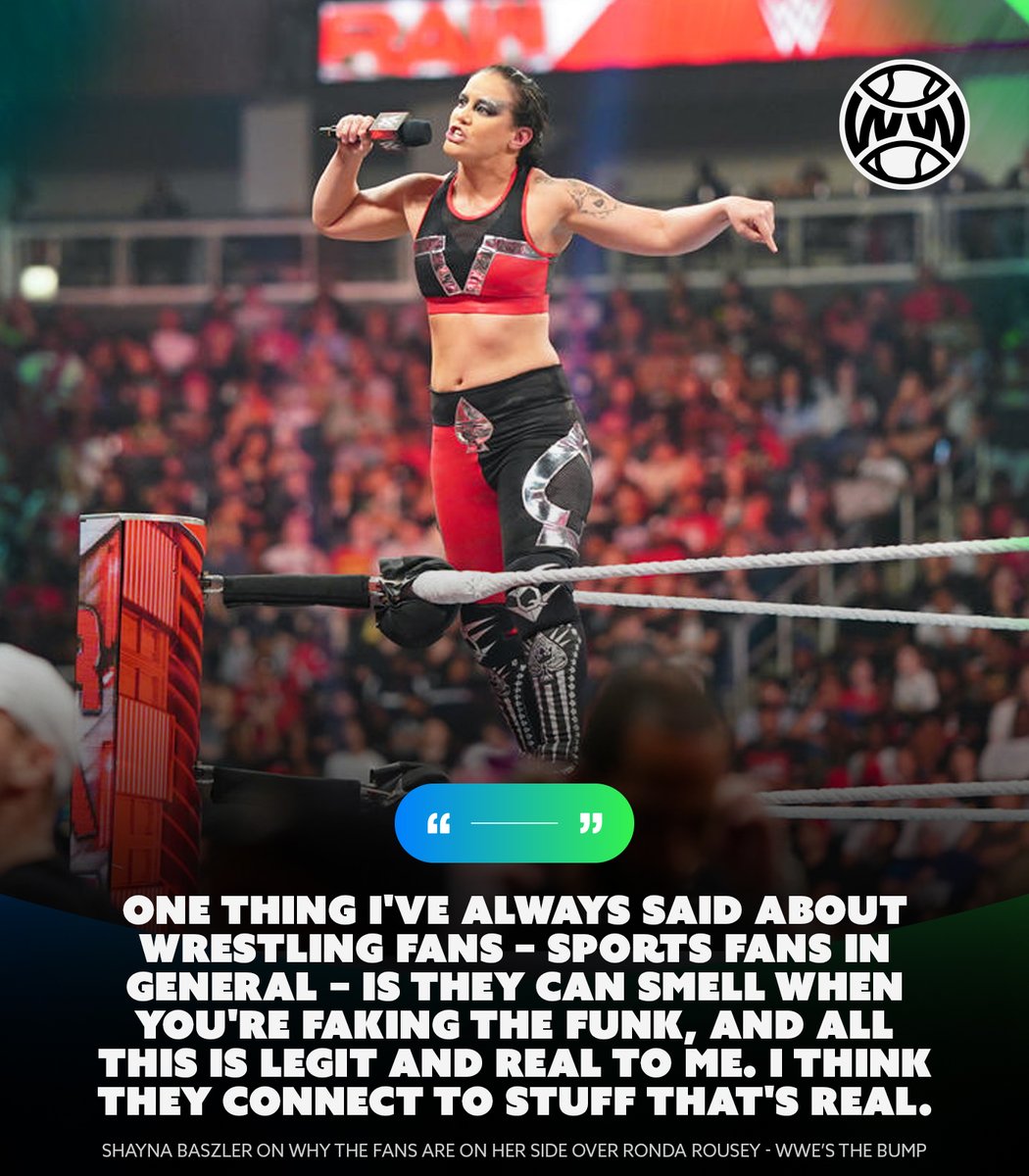 RT @WrestlingWCC: Shayna Baszler explains why the fans are on her side over Ronda Rousey

Agree? https://t.co/83026kAjd6