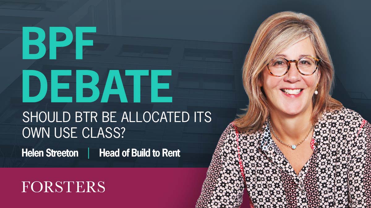 ForstersLLP's tweet image. On 12 July 2023, Commercial Real Estate Partner and Head of Forsters’ Build to Rent group, Helen Streeton, attended the BPF Build To Rent Committee Debate at CBRE’s Henrietta House.
Find Helen’s key takeaways here: forsters.co.uk/news/blog/bpf-…
