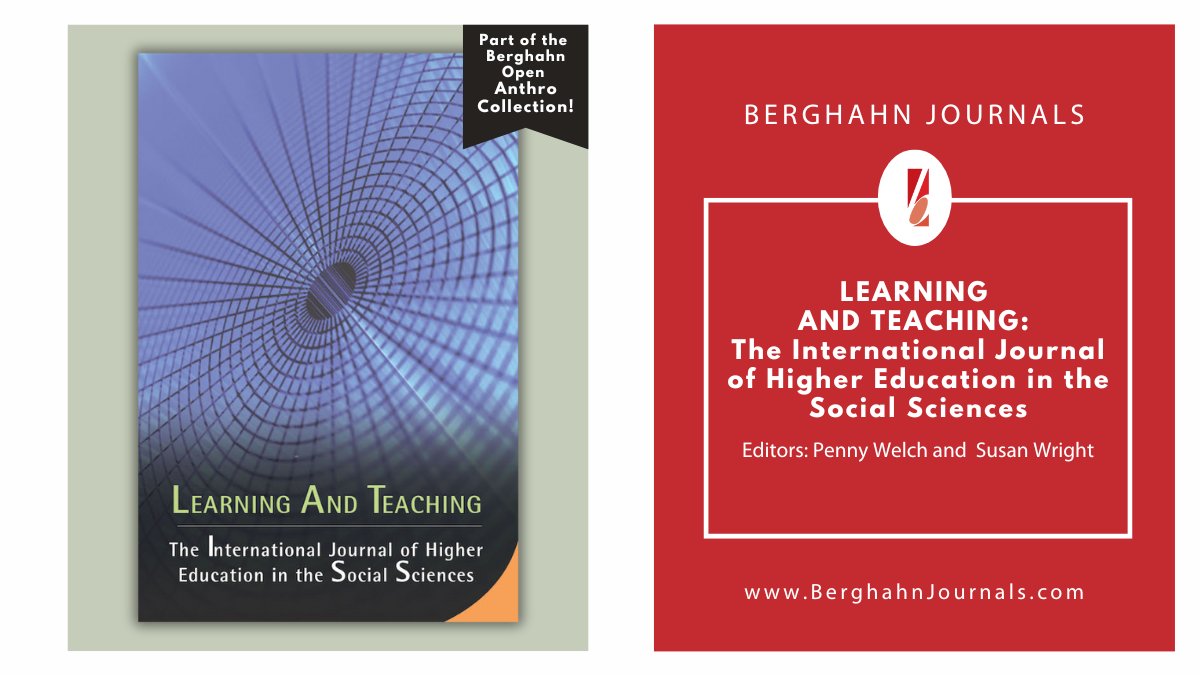 The latest issue of Learning and Teaching has been published! This special issue focuses on alternative forms of organising academic work in universities. View the TOC and more for Vol. 16, Issue 2 here: conta.cc/44N56UY @penny_welch1981