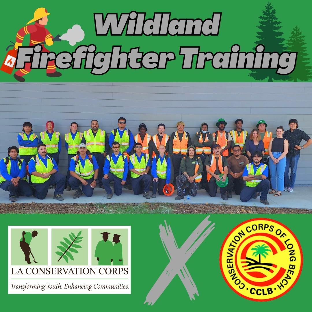 LACorps's tweet photo. π₯πΏ Corpsmembers from the LA Conservation Corps and Conservation Corps of Long Beach are igniting their passion for firefighting as they learn and train together to become Wildland Firefighters! ππͺ
#WildlandFirefighter #firefightertraining #localcorpsstrength https://t.co/N6UoJYO4Yd