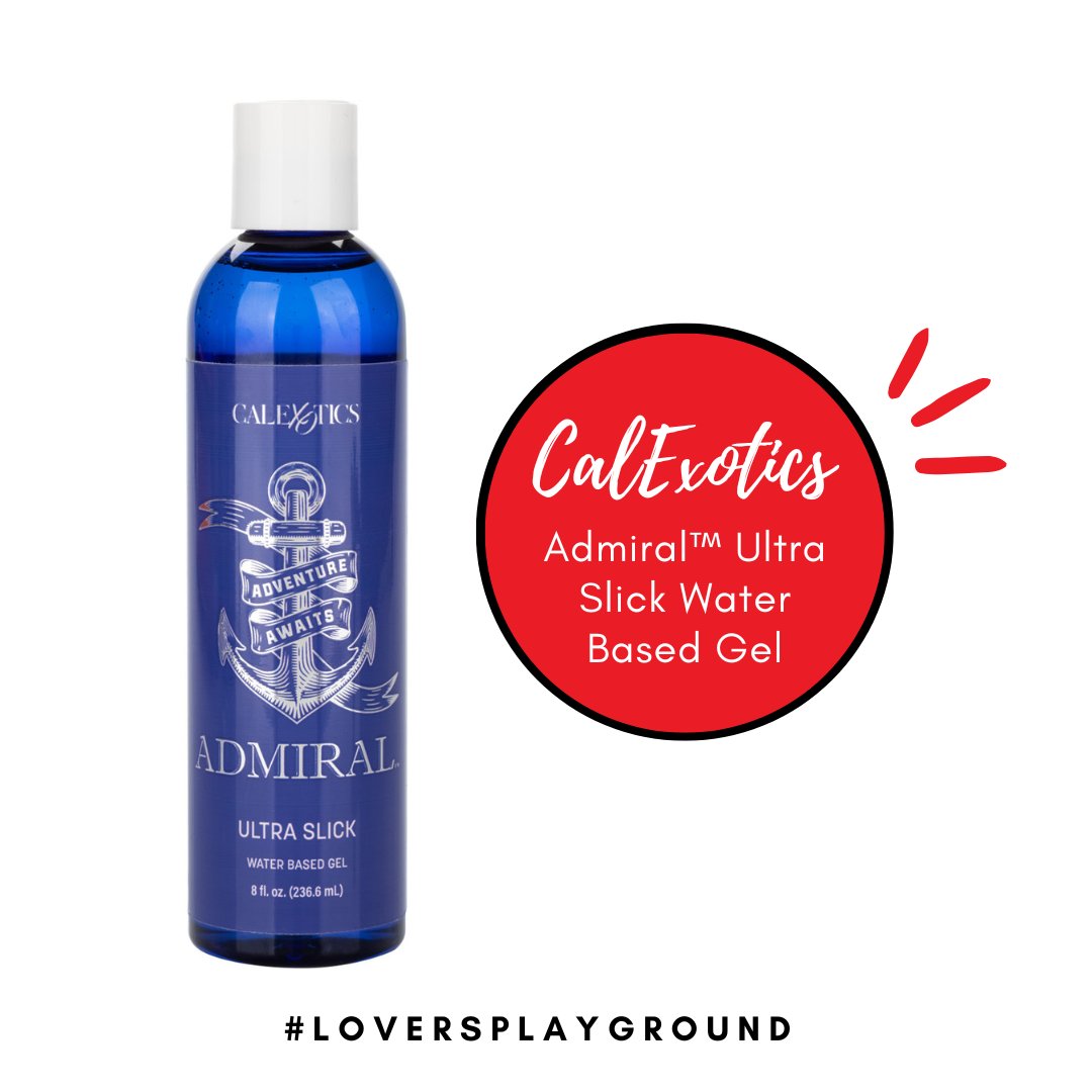 LoversPlayUSA's tweet image. Ahoy! 🚢⚓Adventure awaits with the Admiral Ultra Slick Water-Basd Gel by CalExotics. The premium water-based formula, infused with aloe and olive extract, is sure to enhance natural lubricant and leave skin kissably soft.
#calexotics #admiral #waterbased #moisture #lube
