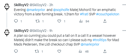 SkillsyV2's tweet image. Shoulda coulda woulda #trolltips #couchpeloton