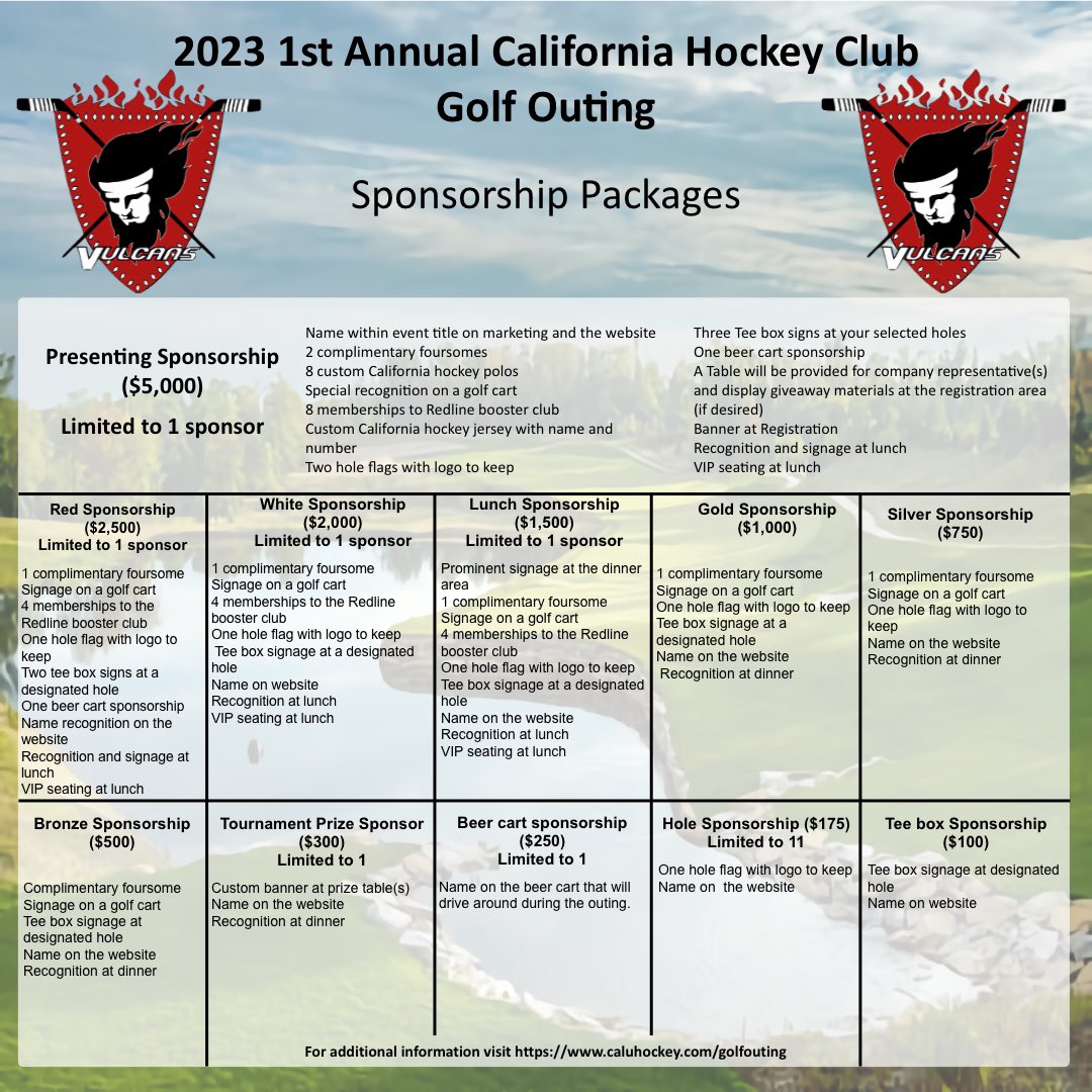 Vulcans_IHC's tweet photo. Join us for our annual alumni game and inaugural golf outing!

📅: September 16th and 17th
🏒: 9/16 - 5pm at cfs bank Event Center, Rostraver, PA
⛳: 9/17 - 8 am at Uniontown Country Club, Uniontown PA
🔗: https://t.co/JTbDsWltBh https://t.co/AgU8xvO5m4
