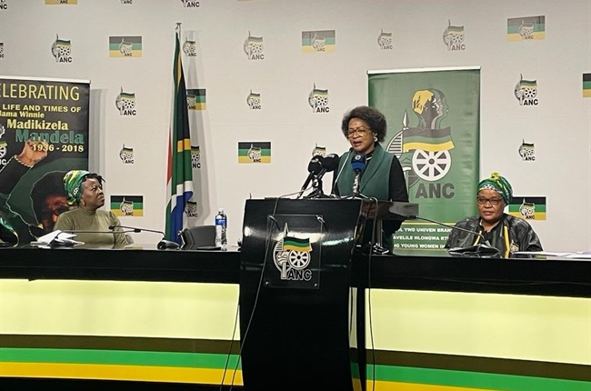 CapricornFMNews's tweet photo. The National Convenor of the ANC Women's League Baleka Mbete says they are more than 90% ready for the #ANCWLConference with delegates fully registered except for one province. NM https://t.co/cYmDNfi3Dc