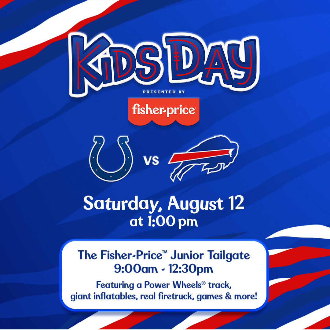 Buffalo Bills on Twitter: "We can't wait to see you at Kids Day! Full ...