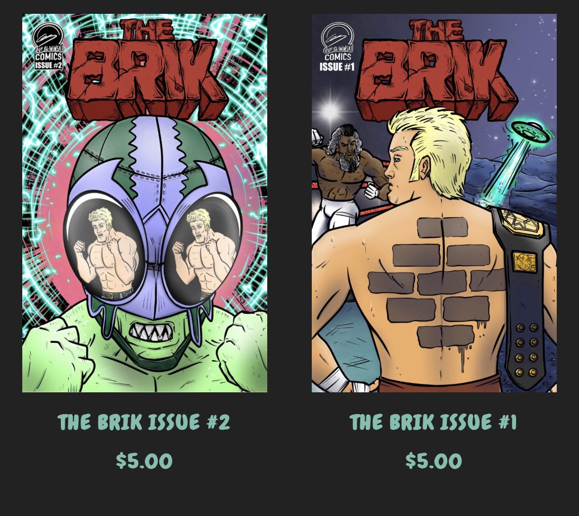 THE BRIK
Issue 2 just dropped! Ultra limited print run and the first appearance of a lot of characters. Collectors, do not miss out!!! Thebrik.bigcartel.com #thebrik #comics #ComicCon23 #sdcc #sdcc23 #indiecomics