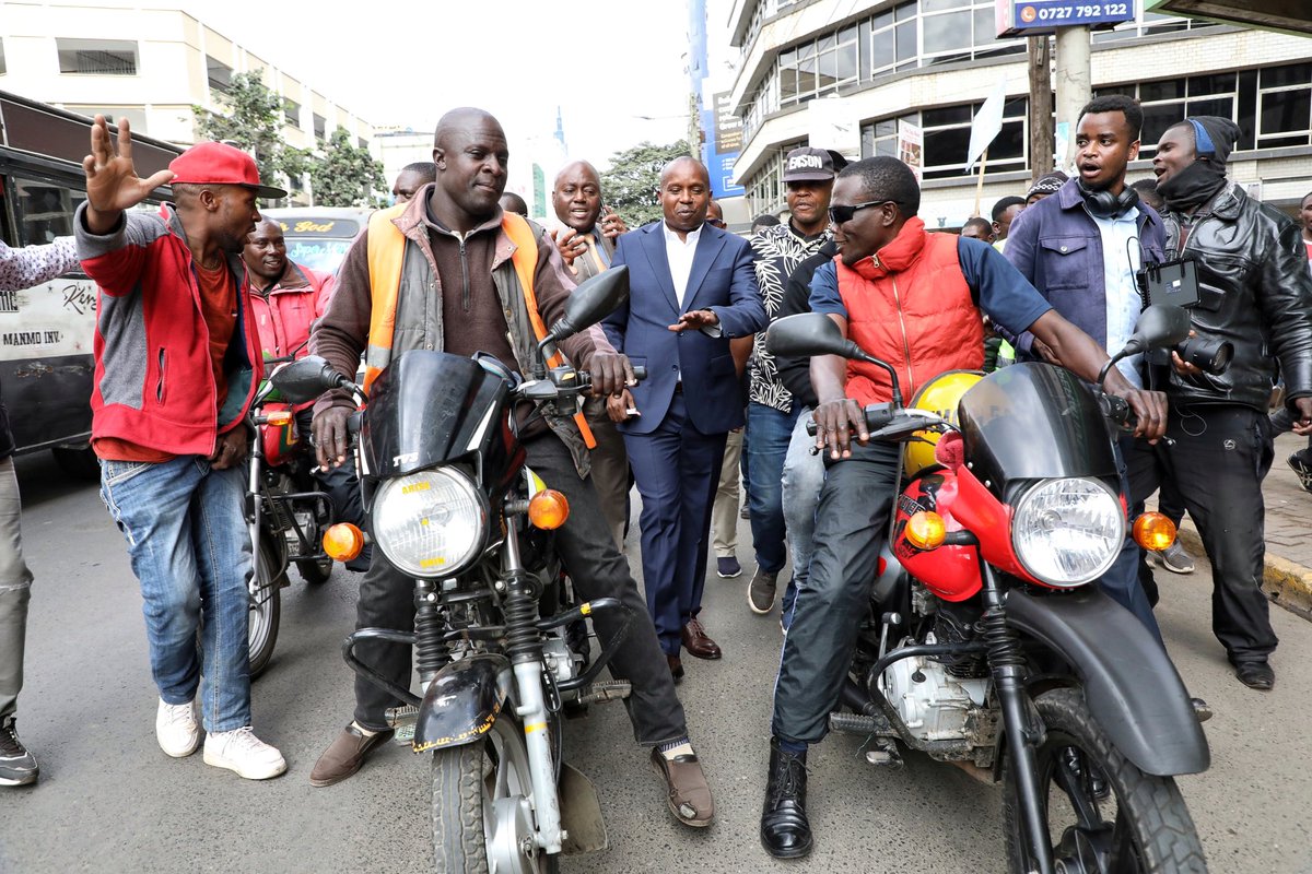KindikiKithure's tweet photo. The Country is safe. 
Met and interacted with citizens and business people going about their daily activities in Nairobi City. 

The national security agencies remain vigilant and will execute their duties with diligence, professionalism, and dedication to ensure all Kenyans and visitors are safe.