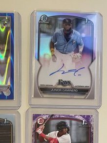 Got this break half full so far!  Comment or DM if you want a spot.  Looking to pull something even better than the Junior Caminero Auto we gave away last time...