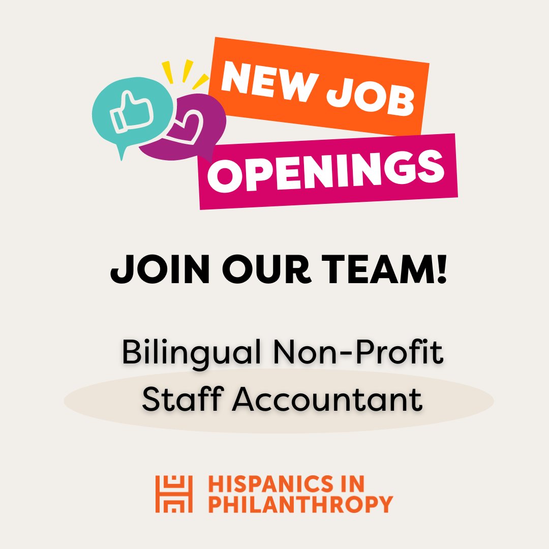BeHIPGive's tweet photo. #JobPostFriday
Join our Finance Team and become part of our #HIPFamilia!
Weโre looking for a part-time Staff Accountant to lead HIPโs crowdfunding program financial activities and accounts receivable.
Learn more about the position๐๐พ
https://t.co/d2PofhyUCz https://t.co/aps9zWDR9z