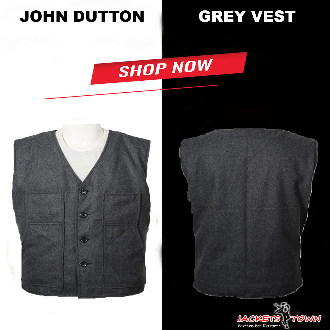 Embrace the untamed spirit with John Dutton Grey Vest! 🐎

Step into the rugged world of Yellowstone and make a bold statement with this classic piece. 

jacketstown.com/product/yellow…

#JohnDuttonVest #Yellowstone #WildWestFashion #jacketstown
