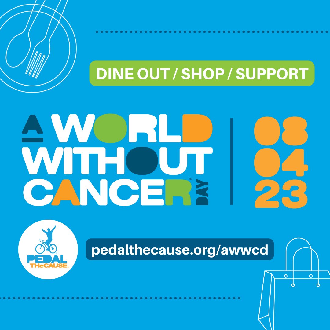 pedalthecause's tweet photo. A World Without Cancer Day is just ✨two weeks from today!✨ 

We have *85* partners this year, all generously giving back to Pedal and sharing our vision for a world without cancer! 

You can check out the full list of participants here: https://t.co/YDY5s673TQ https://t.co/OywwxEzGuT