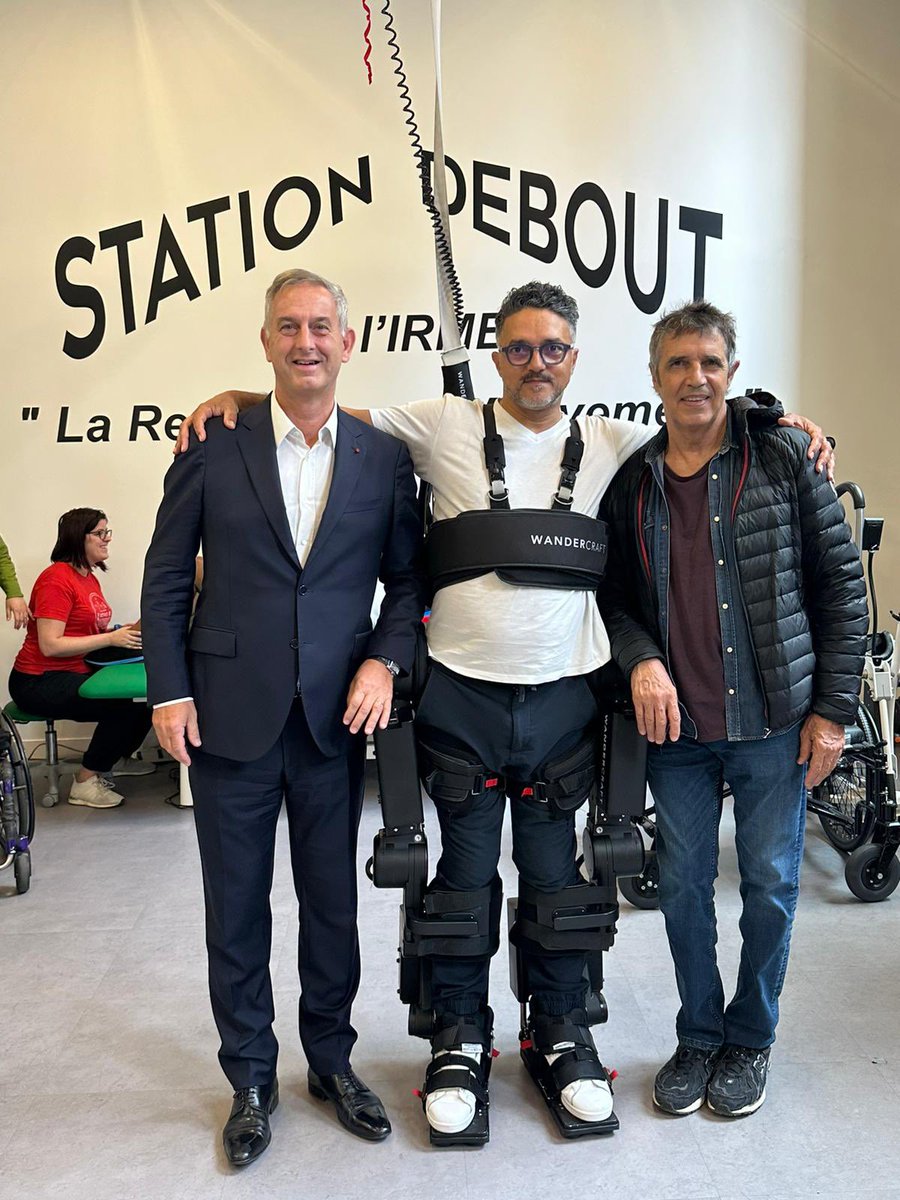 Station Debout, centre de recherche et d’activité physique adaptée à visée de réentraînement. Les objectifs de ce centre sont de mesurer les bénéfices de nouveaux dispositits médicaux afin de dynamiser la prise en charge du handicap neurologique. #StationDebout