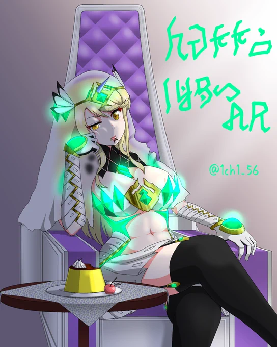 再掲 / RepostedIFアグヌスの女王 / IF Agnus queens戦乙女ホムラ / Pyra the valkyrie軍師ヒカリ / Mythra the schemer#ゼノブレイド2 #XenobladeChronicles2 
