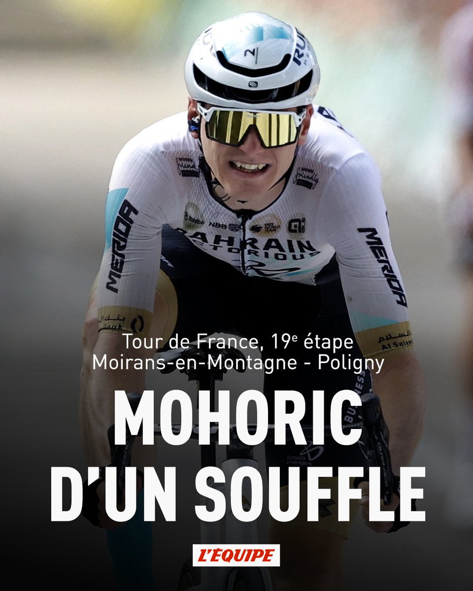 Matej Mohoric prive Kasper Asgreen d'un doublé.

La course > ow.ly/fIlQ50Pigs0

#TDF2023