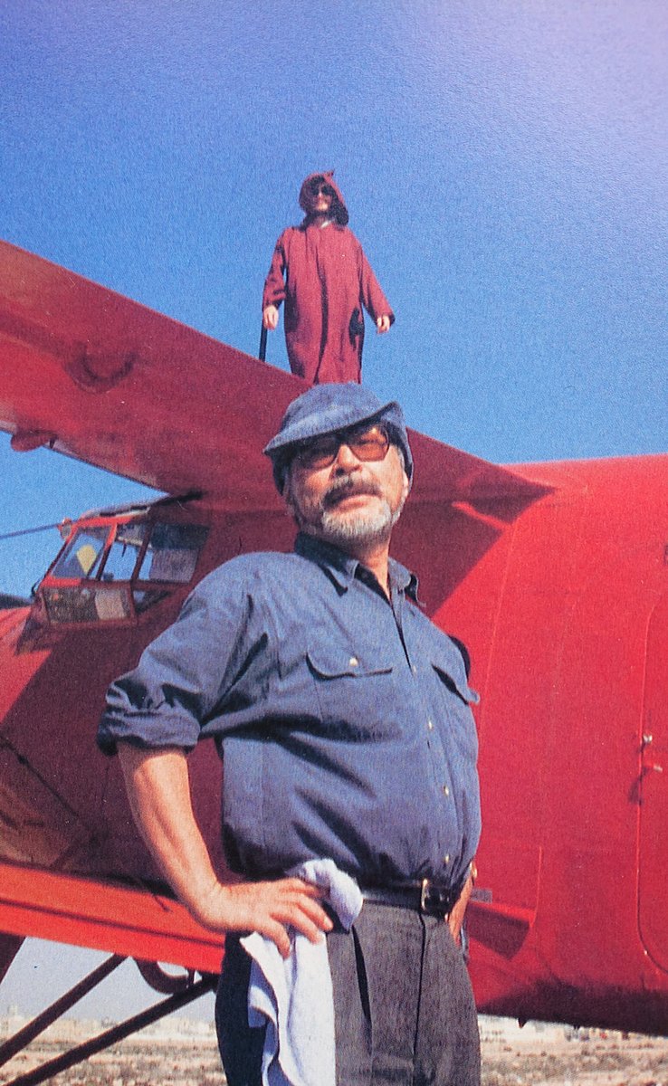 catsuka's tweet photo. Hayao Miyazaki &amp; Hideaki Anno, Sahara Desert, 1998.
(Animage Special Issue)
#CatsuKollection
https://t.co/K7K2kw8dRW https://t.co/yzd8cOMZuE