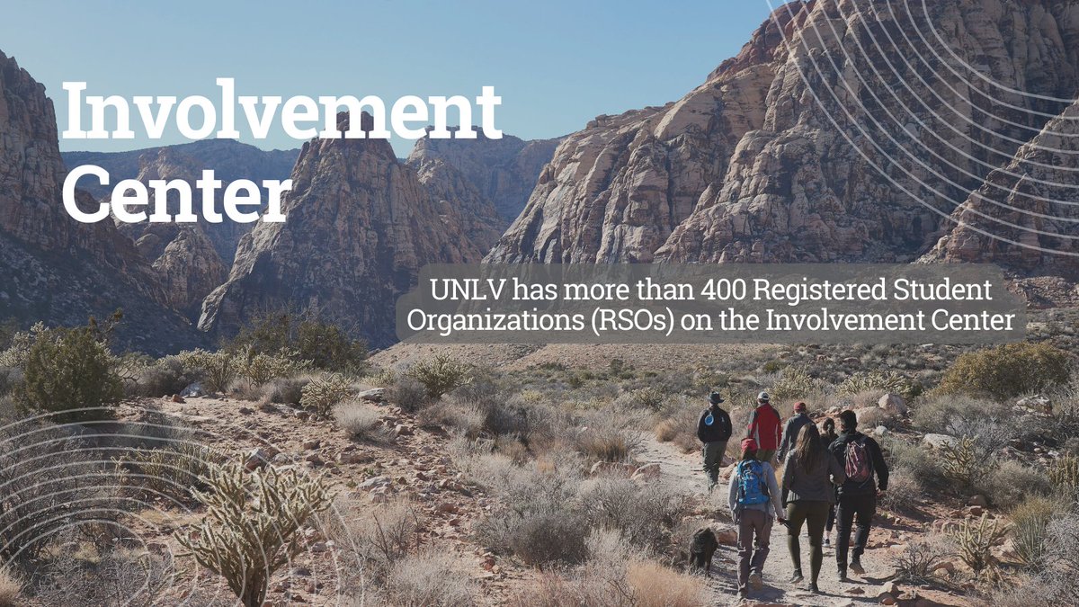 UNLVSA's tweet photo. We love it when students at @UNLV get involved, and thanks to the Involvement Center by @InvolvementUNLV, it's easier than ever to show your Rebel spirit! 🙌 Learn about our many RSOs, join your favorites, and check out all the upcoming events on campus! 🎉 #InvolvementUNLV #UNLV https://t.co/ykF0xjxUwt