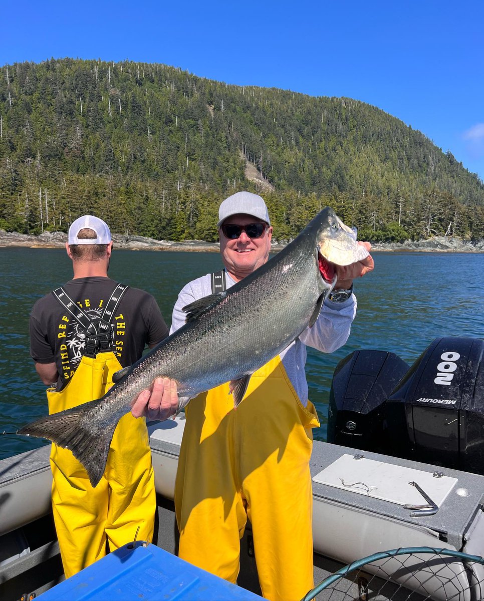 📷 by @robparatte: Hard to describe the #fishinginAlaska @waterfallresortalaska. 🎣 👍, the staff, food, accommodations, professional guides = unbeatable #fishingtrip. This is our 5th year in a row and we’re coming back in 2024! #alaskafishingtrip #northriverboats #lagoonbar