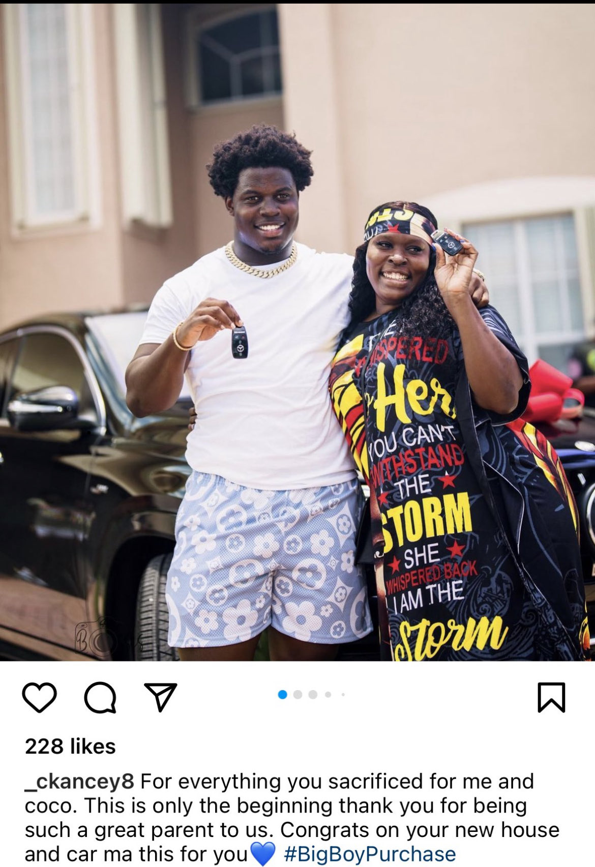 Rick Stroud on X: “Got to love this. Calijah Kancey buying his mom 