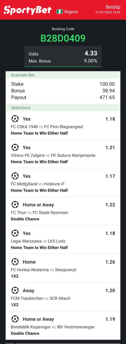 Mr Analysis (@mranalysis4real) on Twitter photo 4 ODDS SPORTYBET
Join on telegram channel for more
t.me/winwithmranalyโฆ
<a href="/_kennyblaze1391/">On God</a> <a href="/_TheSpiritGroup/">THE SPIRIT GROUP OF COMPANIESยฎ๏ธ.</a> @Betodds1 @Betodds1 @Betodds1 <a href="/CHIZZY_BB/">CHIZZY_BB</a> <a href="/deenayaah/">winning mentality ๐๏ธ๐</a> <a href="/CHIZZY_BB/">CHIZZY_BB</a> 4 ODDS SPORTYBET
Join on telegram channel for more
t.me/winwithmranalyโฆ
<a href="/_kennyblaze1391/">On God</a> <a href="/_TheSpiritGroup/">THE SPIRIT GROUP OF COMPANIESยฎ๏ธ.</a> @Betodds1 @Betodds1 @Betodds1 <a href="/CHIZZY_BB/">CHIZZY_BB</a> <a href="/deenayaah/">winning mentality ๐๏ธ๐</a> <a href="/CHIZZY_BB/">CHIZZY_BB</a>