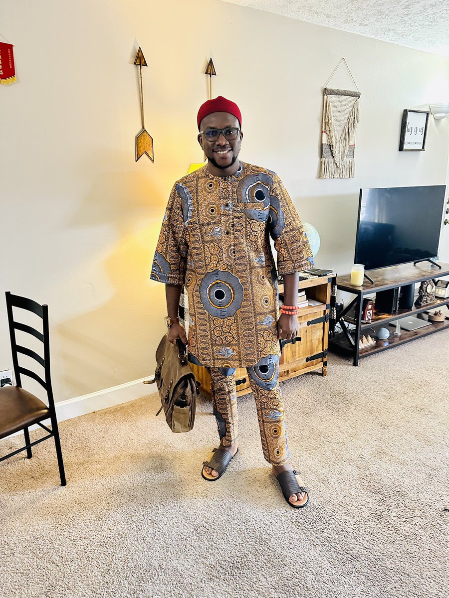 Chief_Umezulike's tweet photo. Obidiya ❤️made this beautiful outfit! Just to publicly announce that at @avianna.couture (my wife's fashion firm), we now make outfits for men, children and obviously, women. I really feel for Oga Yusuf, looool, one client gone #PatronizeUs #WeAreOpen #GoodforDemocracy https://t.co/zdQvtxdZRh