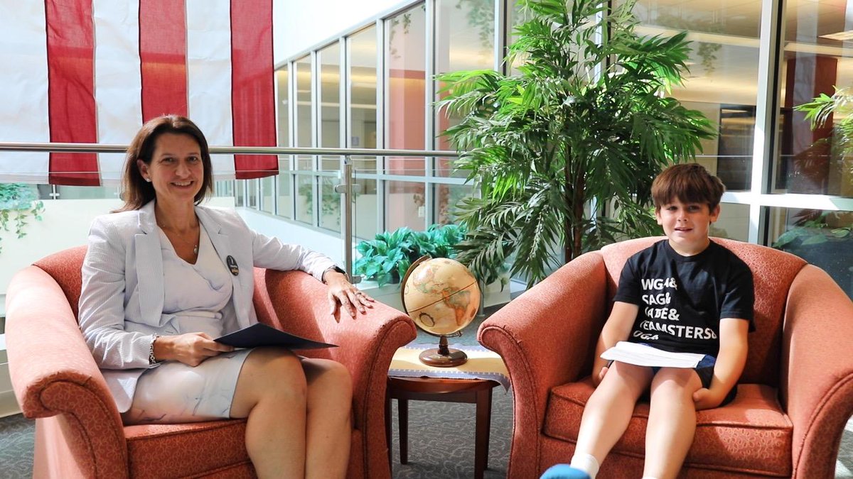 I interviewed actor <a href="/MasonCufari/">Mason Cufari</a> about the #SAGAFTRAstrike and why it’s important to fight for respect and fair compensation in the workplace. Stay tuned for the full interview…you’ll become a fan and ally, just like me. <a href="/sagaftra/">SAG-AFTRA</a> #Solidarity <a href="/nysut/">NYSUT</a>