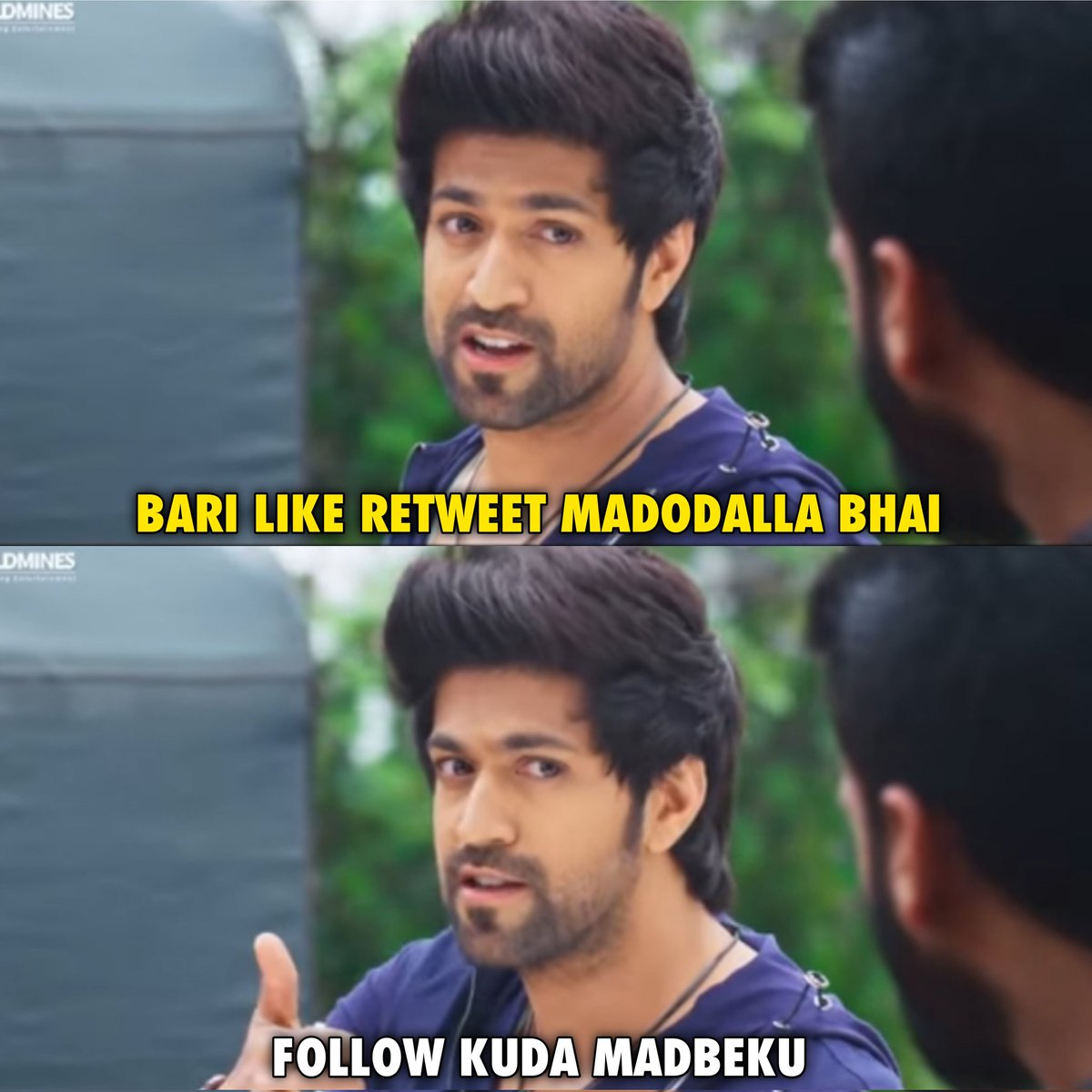 Vikram939R's tweet photo. Namannu Follow Maadi Friend's 😊
#YashBOSS #Yash19 #ad19 #trip19 https://t.co/awEcRDJ3IH