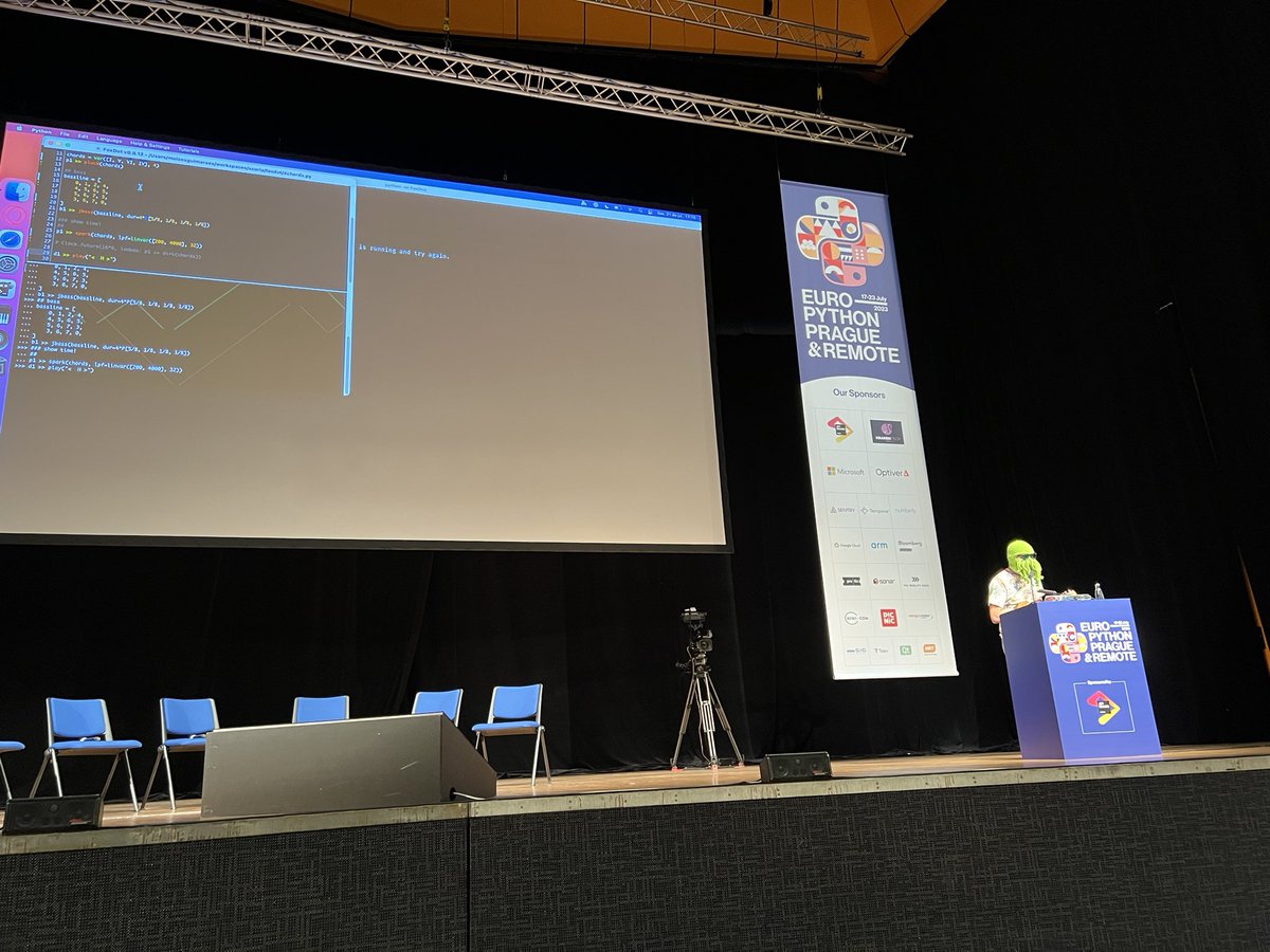 hynek's tweet image. What’s stopping your conference from having Cthulhu play a 4 chords pop medley on their ukulele? #EuroPython