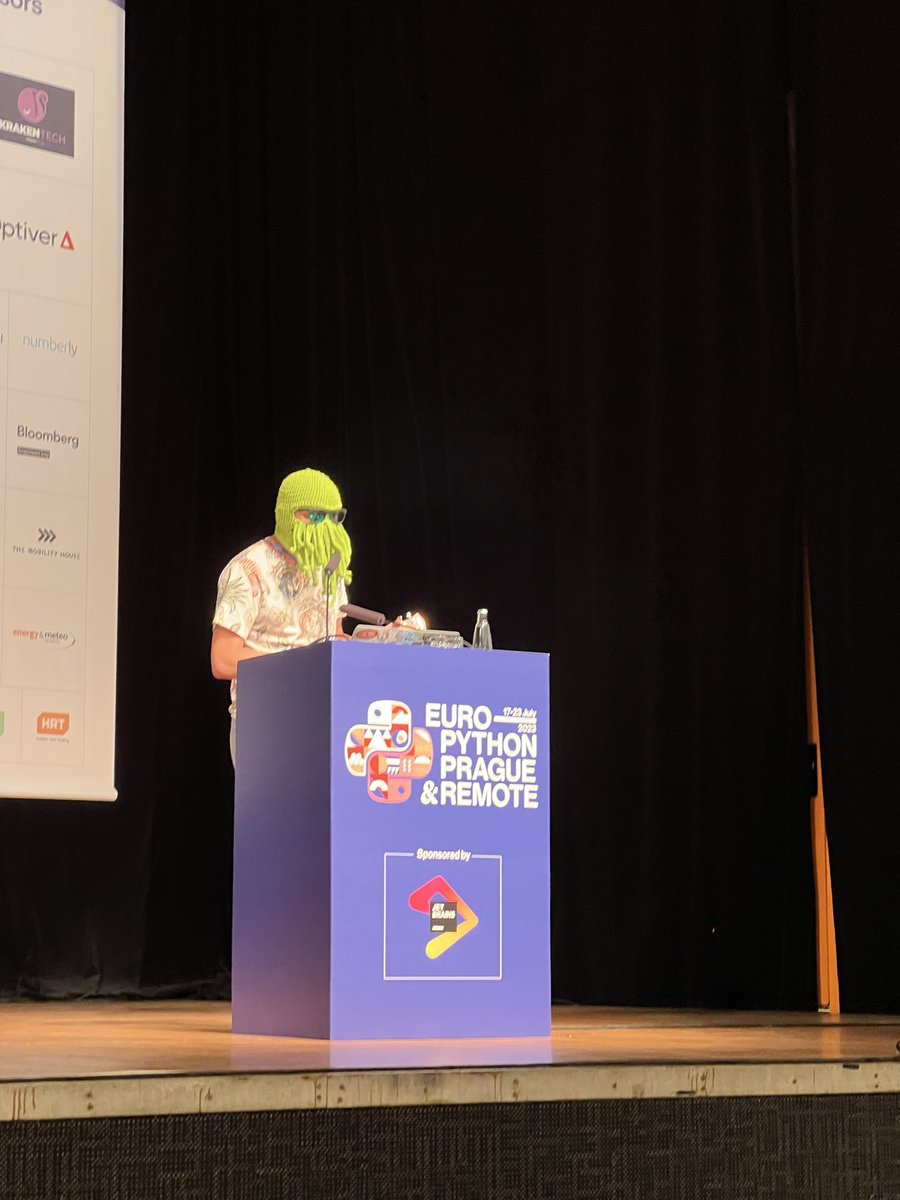 hynek's tweet image. What’s stopping your conference from having Cthulhu play a 4 chords pop medley on their ukulele? #EuroPython