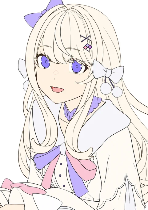 目の位置ちょっと変えたらもちょっとかわいくなるんじゃないかなって思って試行錯誤中 明日か明後日には完成したらいいかなって