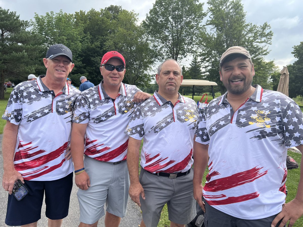 It’s a beautiful day for a golf tournament!! Our annual Jim Jayes golf tournament is nearly underway, stay tuned for more photos from this great day for a great cause! #UnionStrong