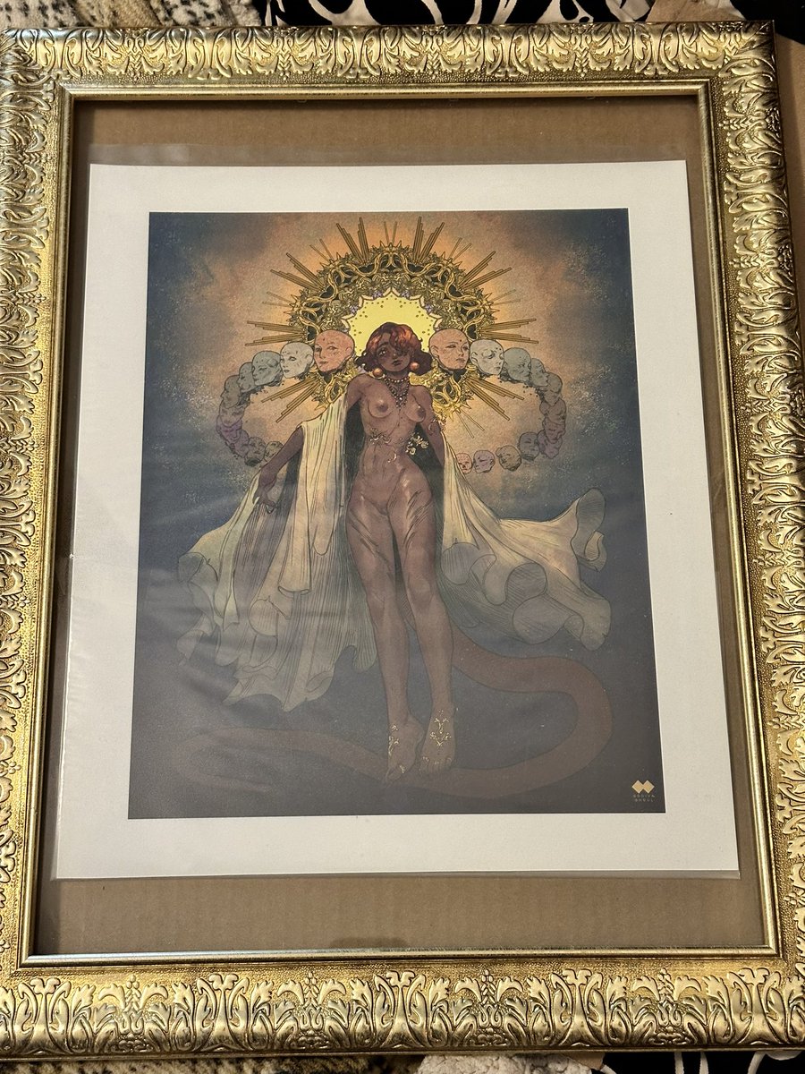 aaronburrows's tweet photo. @godiva_ghoul Big fan of Empyrean Demon Of Immortals Death. Can’t wait to finish framing this. https://t.co/bMAAKBSwDs