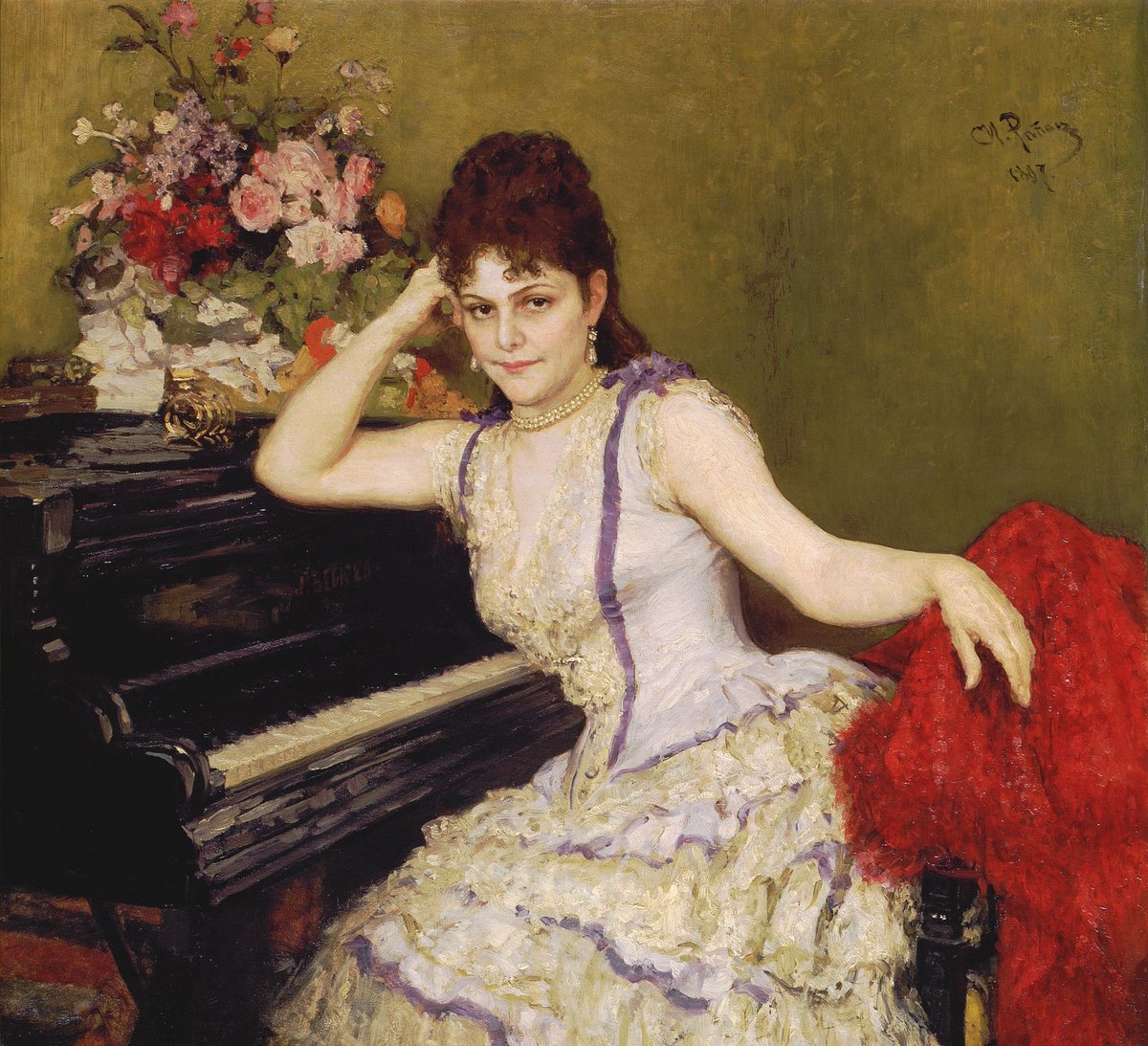 Born #OTD in 1846: Sophie Menter, German composer and pianist.

Menter was Liszt's favourite female piano student, describing her as "my only piano daughter". #classicalmusic