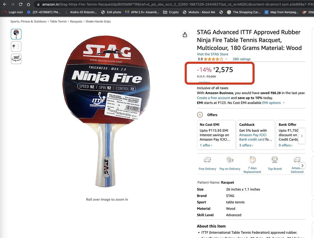 sat2405's tweet photo. Is @amazonIN 
Allowed to sell above MRP so openly ???
#Amazon 
@jagograhakjago https://t.co/h1Gq0Didf6