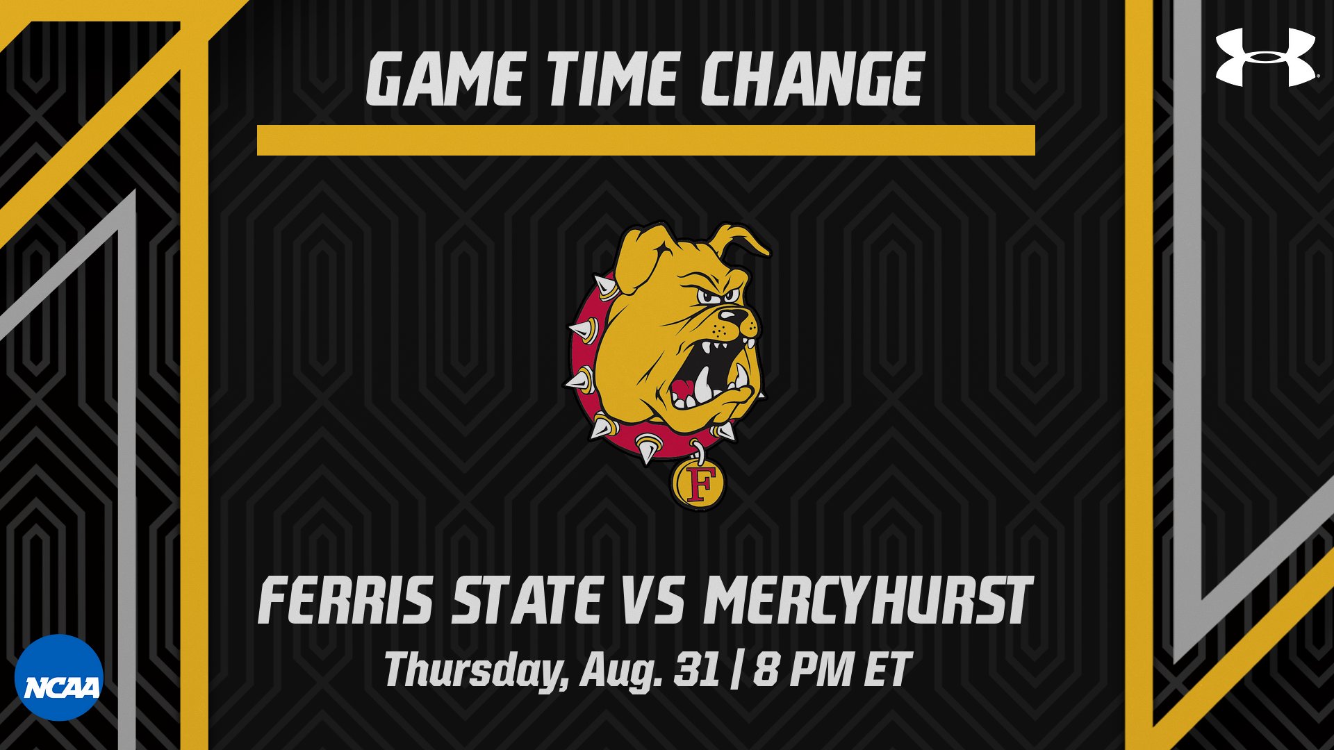 Ferris St. Football on Twitter: "TIME CHANGE! The kickoff time for