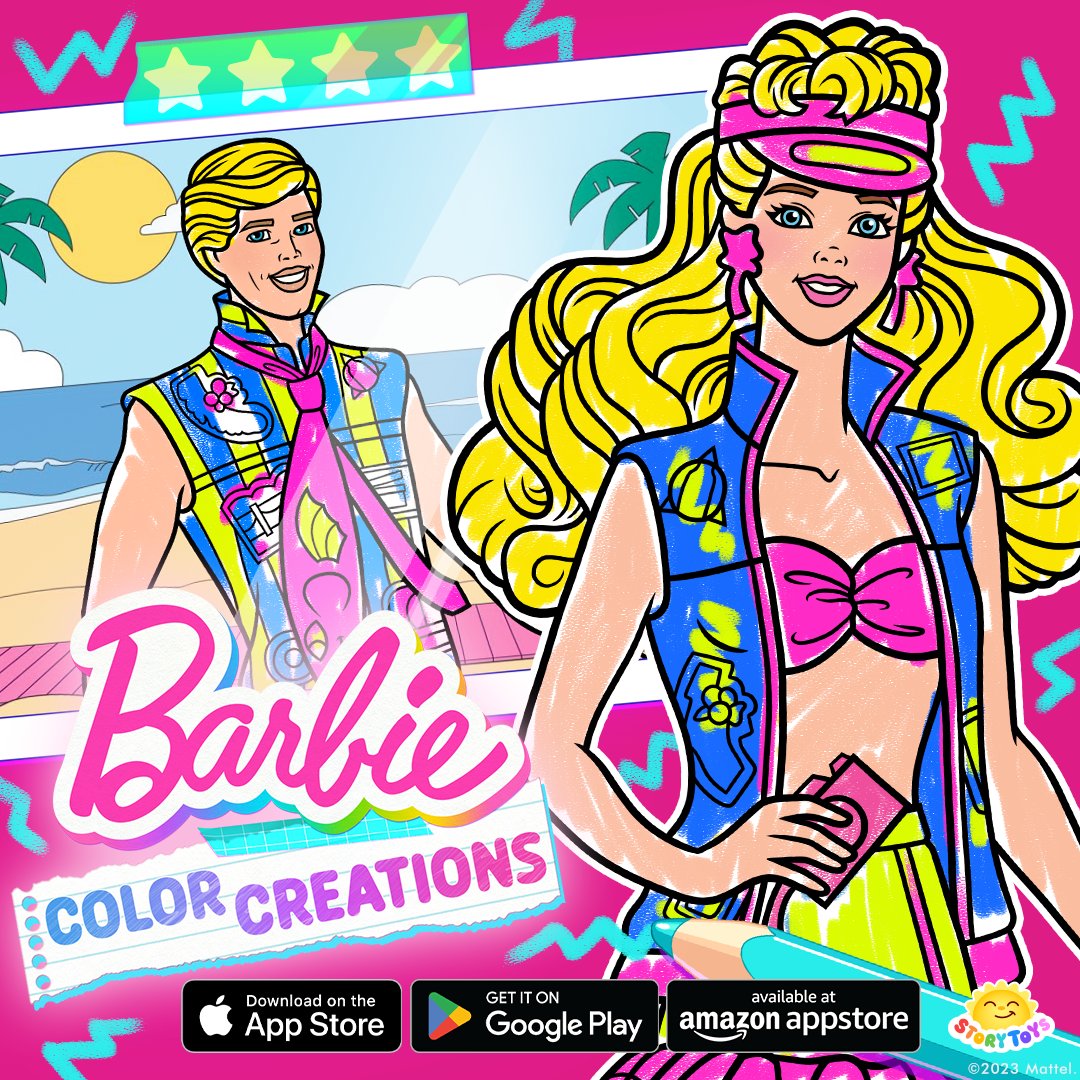 🎉 Today we’re celebrating all things Barbie!  Get ready for fun in the sun with the new California Dream coloring pack! 🏄‍♀️ 🏝

Also, You Can Be A Soccer Player is a brand new creative challenge, just in time for #FIFAWWC. ⚽️
👉 l.ead.me/be7nFf

#Barbie #YouCanBeAnything