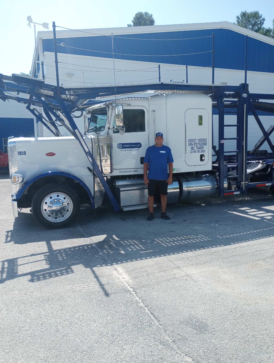 Welcome Michael 🙋‍♂️ to Team @eCarMover Driving unit 1️⃣0️⃣5️⃣9️⃣ ⤵ With 20+ years of #carhauler experience ⤵ We are proud and happy to have you part of our family ⤵ #TheCarShippingExperts ♟ #eCarLogistics