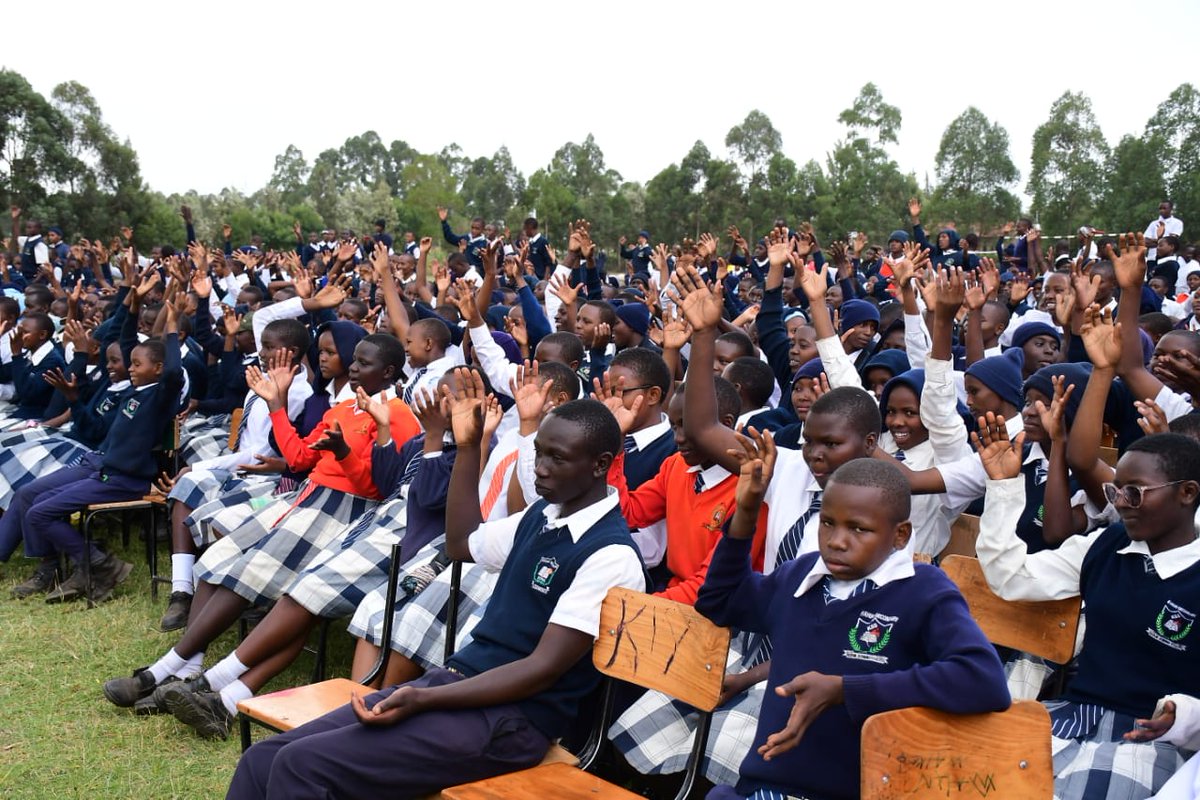 HonWangari's tweet photo. We also officially opened the Multi purpose Hall in addition to the kitchen that we have done in the school. https://t.co/hDd6WbIDuf