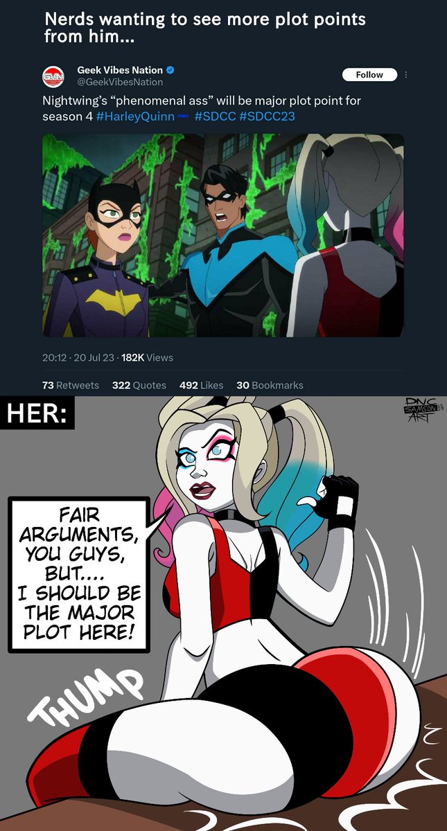 I should agree with Harley's opinion, right here.
#HarleyQuinn #HarleyQuinnS4 #DCUniverse
