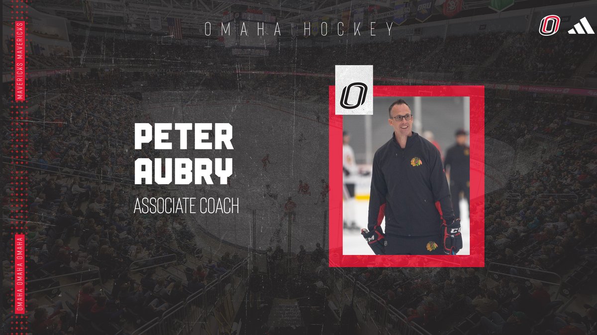 OmahaHKY's tweet photo. Former Chicago Blackhawks / Rockford IceHogs Developmental Goaltending Coach /Assistant Coach Peter Aubry has been tabbed as Associate Coach of the Mavericks.

Release: https://t.co/cVL2u7GU8F

Welcome to Omaha, Coach Aubry!🤝

#OmahaHKY | @PeterAubry https://t.co/Rqr2Dgm6W1