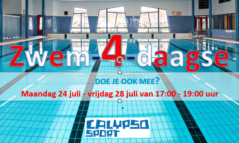 zwembadabcoude's tweet photo. Volgende week is de Zwem-4-daagse in Het Sporthuis Abcoude. Doe jij ook mee? Je kunt kiezen uit 3 afstanden, die je gedurende 4 dagen zwemt, namelijk:  250m, 500m of 1.000m per dag.
Kijk voor meer informatie en aanmelden 
https://t.co/lp28vXxlPn https://t.co/Ge5VRo5RWM