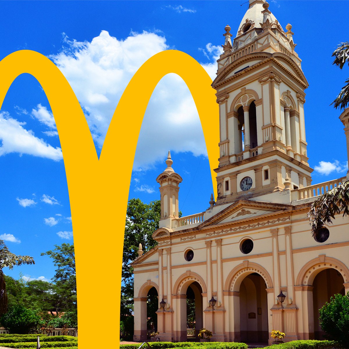 ¡Llegamos a la ciudad del Ñandutí! 🤩 Próximamente ​vas a poder disfrutar de las McPapas y hamburguesas más famosas del mundo en el futuro Paseo Guaraní​, ubicado en Itauguá ✨ Nos seguimos expandiendo para estar cada vez más cerca ​tuyo ❤️